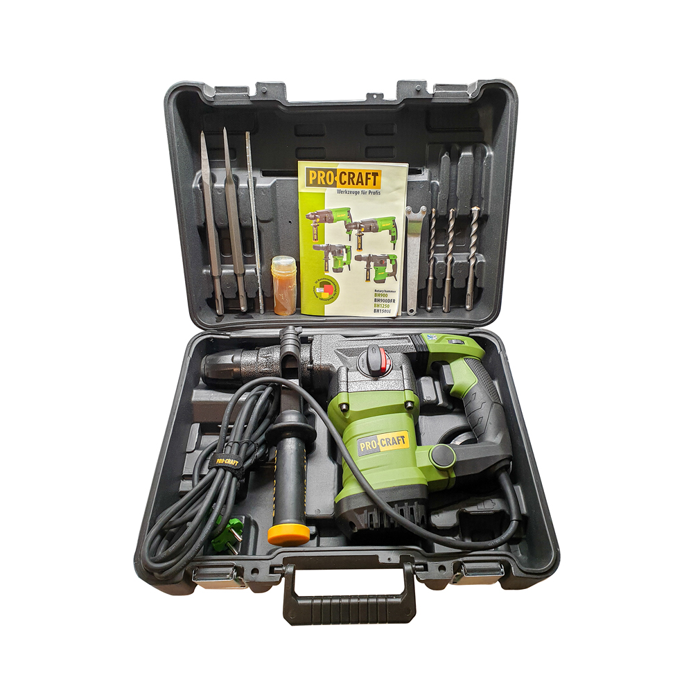 PROCRAFT BH1500E Перфоратор, SDS-plus, 1500W, 5 J