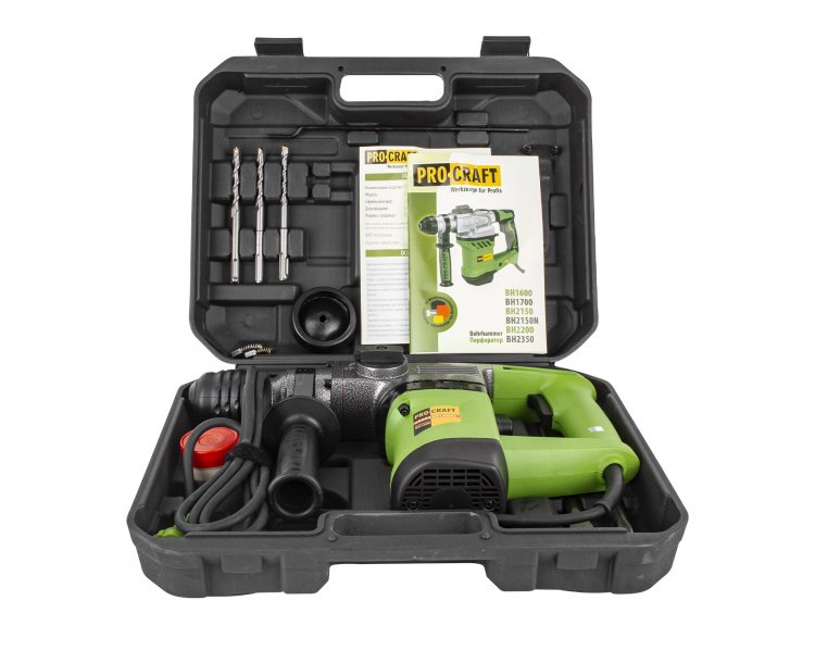 PROCRAFT BH1600M Перфоратор 1600W, 9J, SDS MAX