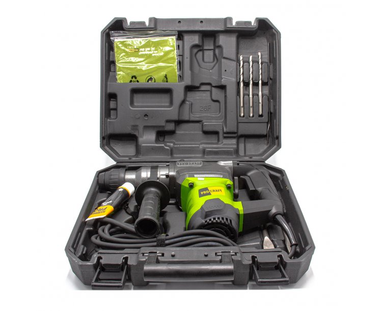PROCRAFT BH1750 Перфоратор 1200W, 0-950 об./мин., 4.5J, SDS Plus