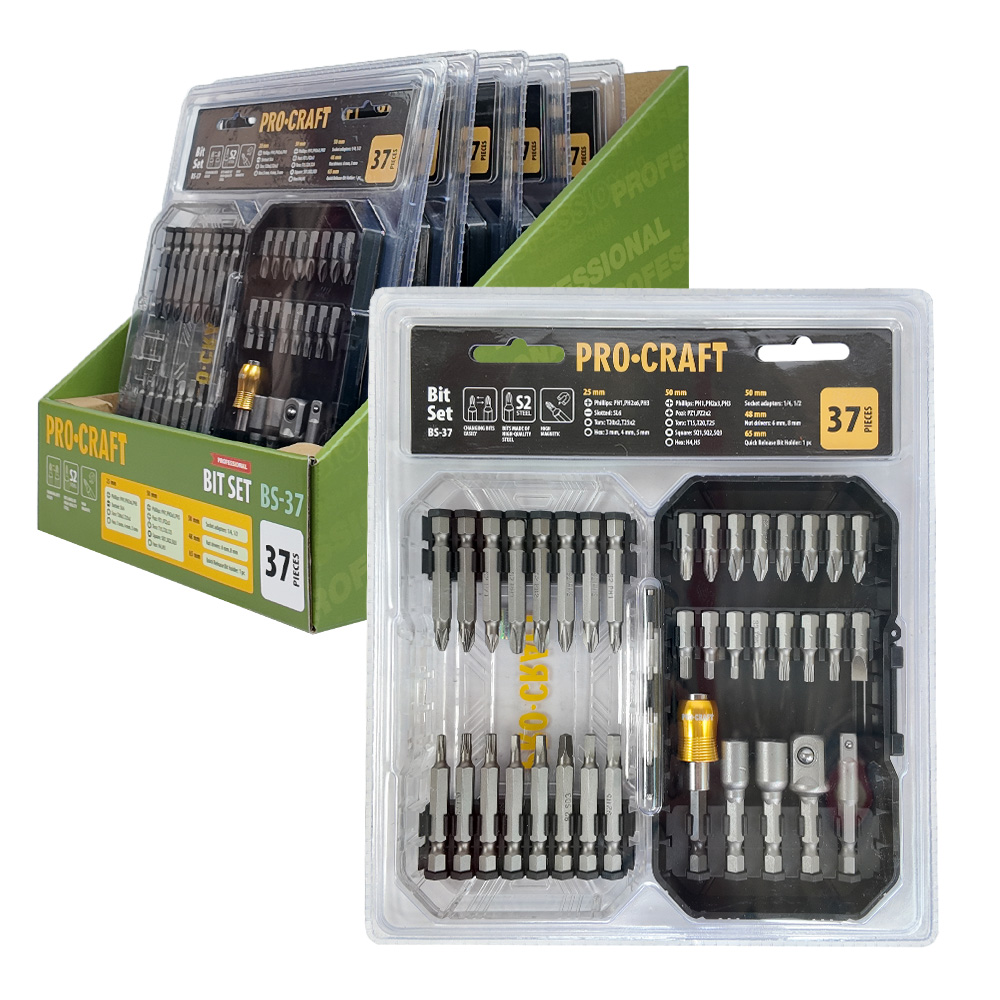 Комплект битове Procraft BS-37, S2