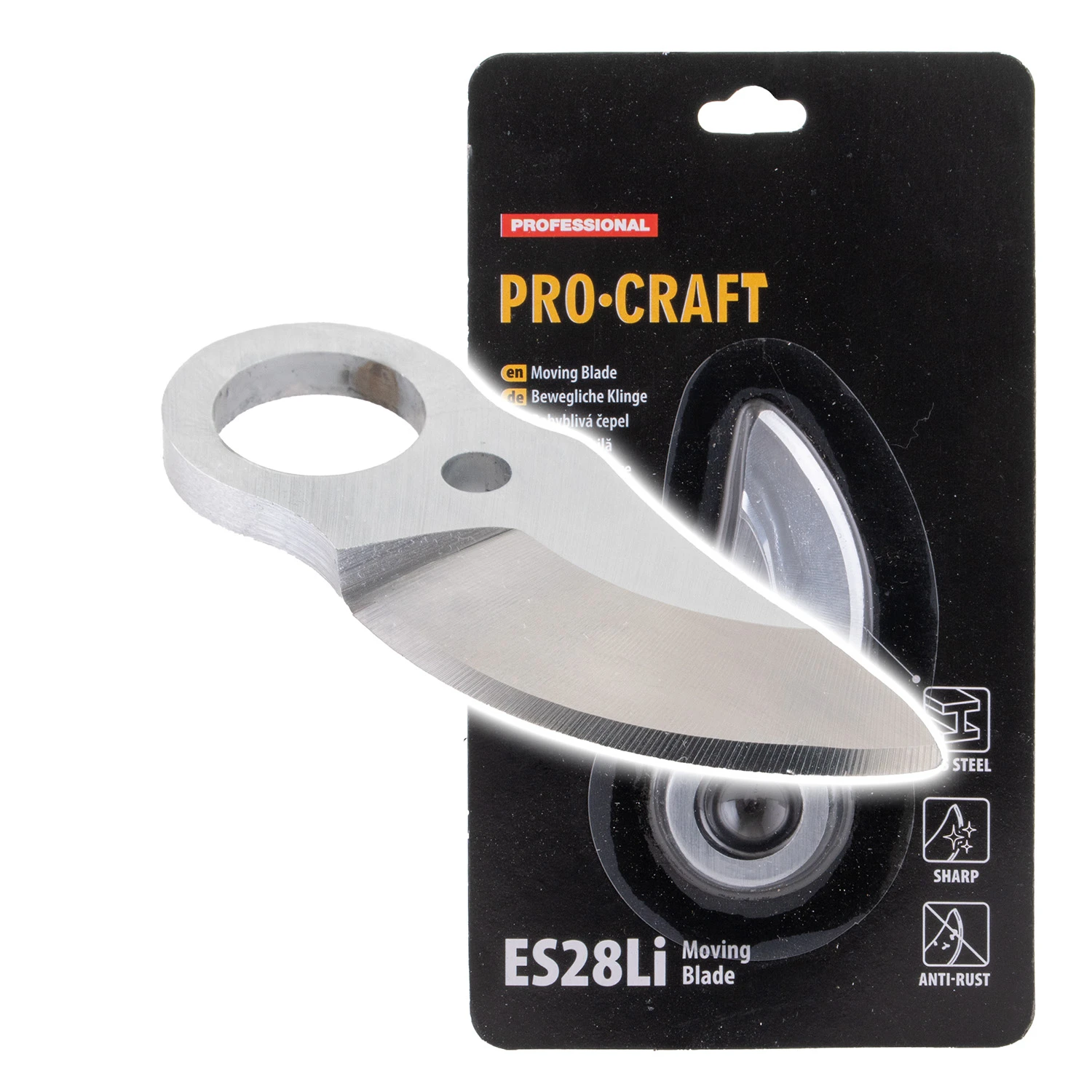 Резервен горен нож за PROCRAFT ES28Li, за градинска акумулаторна ножица