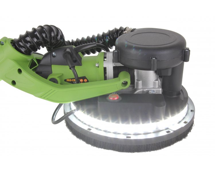 PROCRAFT EX1050 PROCRAFT Шлайф машина/жираф за стени и тавани LED лента (шкурки, 1050 W, 225 мм)
