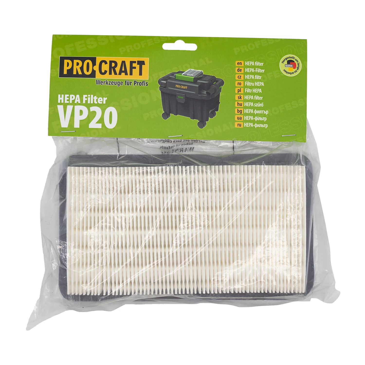 HEPA филтър за прахосмукачка PROCRAFT VP20 (Хепа филтър)