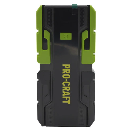PROCRAFT JS-10NE Зарядно стартерно устройство, USB-C, капацитет 10000 mAh, 12V, стартов 600 A пиков 1200 A, външна батерия (Powerbank).