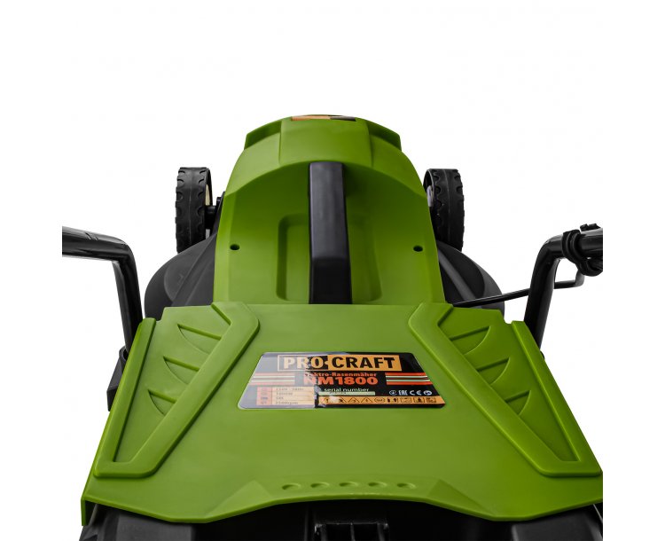 PROCRAFT NM1800 Електрическа косачка за трева, 36 см, 1500 W