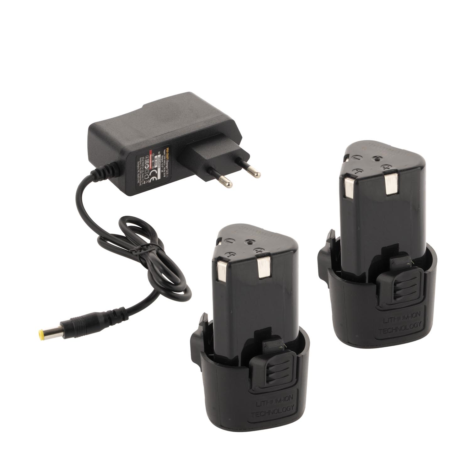 Procraft PA12Pro DFR-2b-c Акумулаторен винтоверт 12V, сменяем метален патронник, 2 бр. батерии 12V 2Ah, зарядно, куфар.