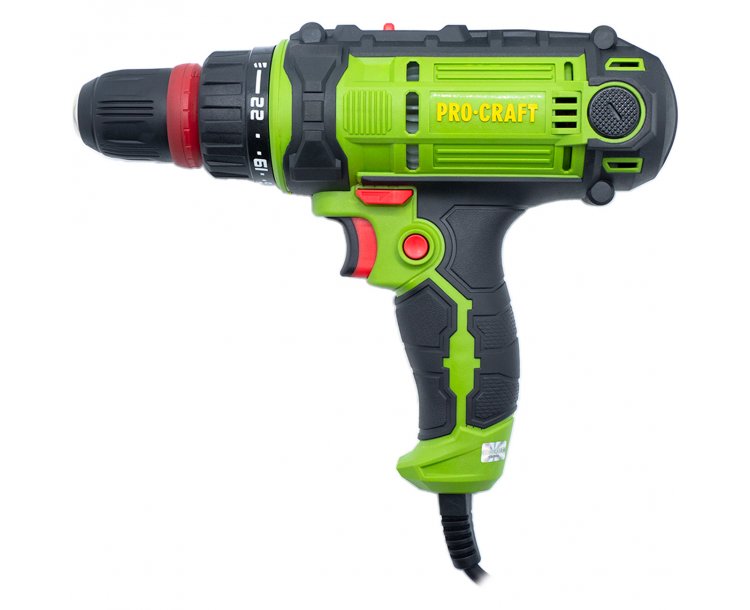 PROCRAFT PB300DFR Електрически винтоверт, две скорости, сменяем патронник DFR