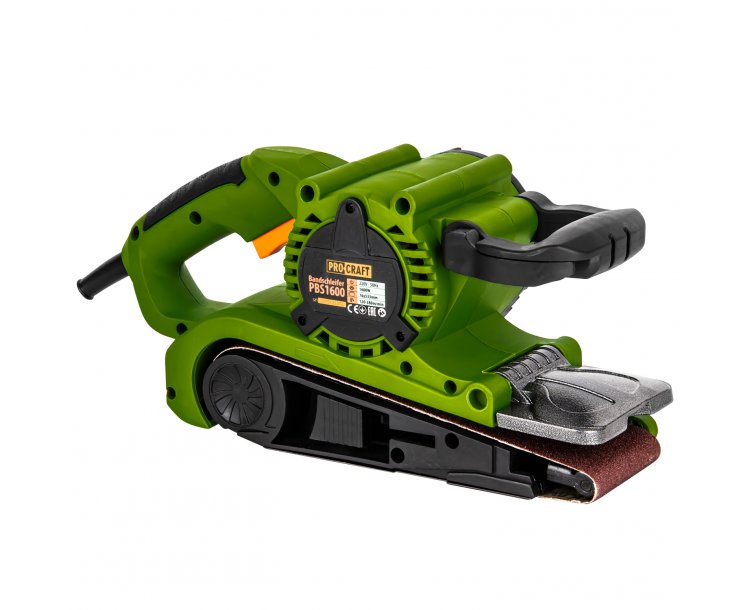 PROCRAFT PBS1600 Лентов шлайф, 1010W, 76×533 мм, 120-380 м/мин