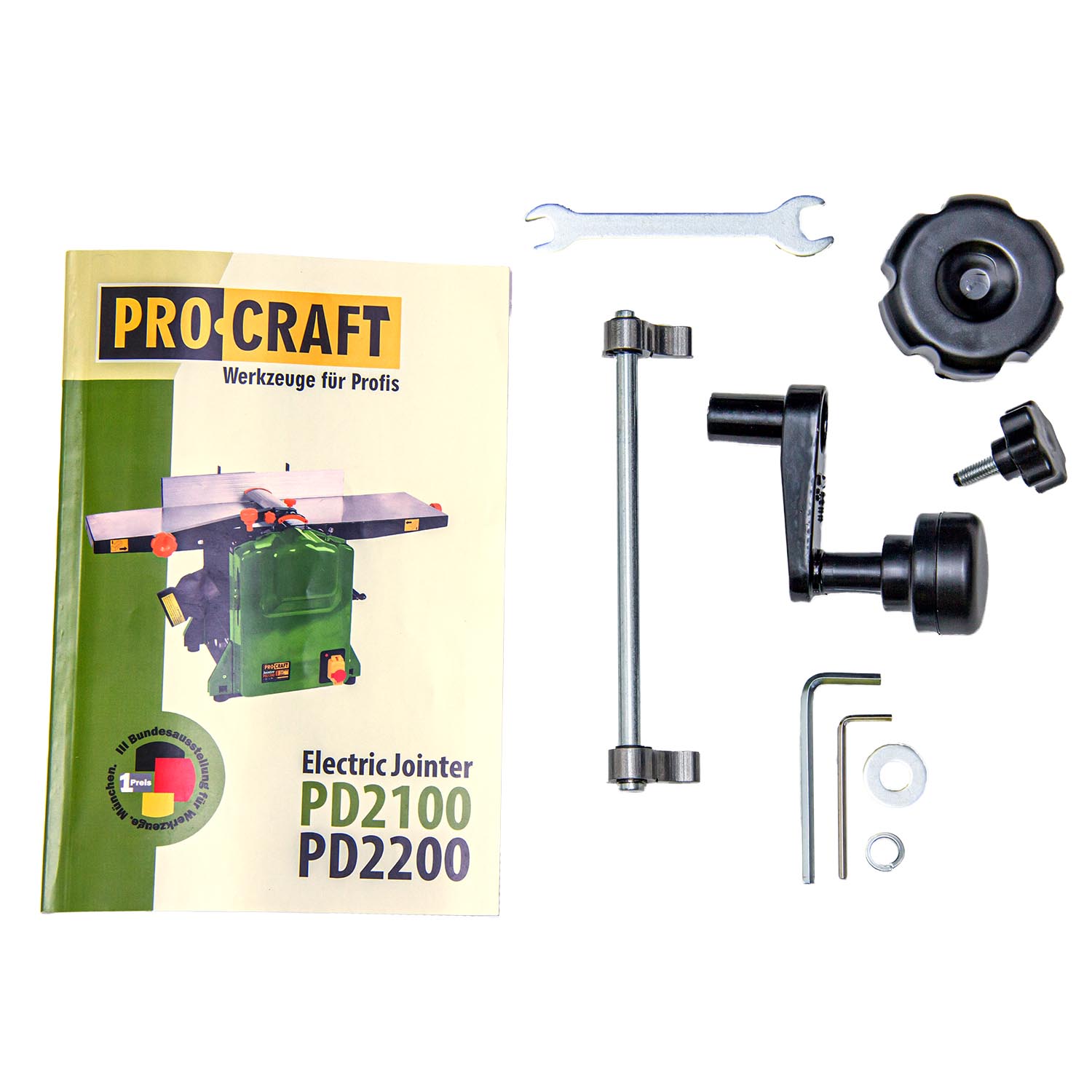 PROCRAFT PD2200 Абрихт щрайхмус 1800 W, височина 6-210 мм, ширина 254 мм.