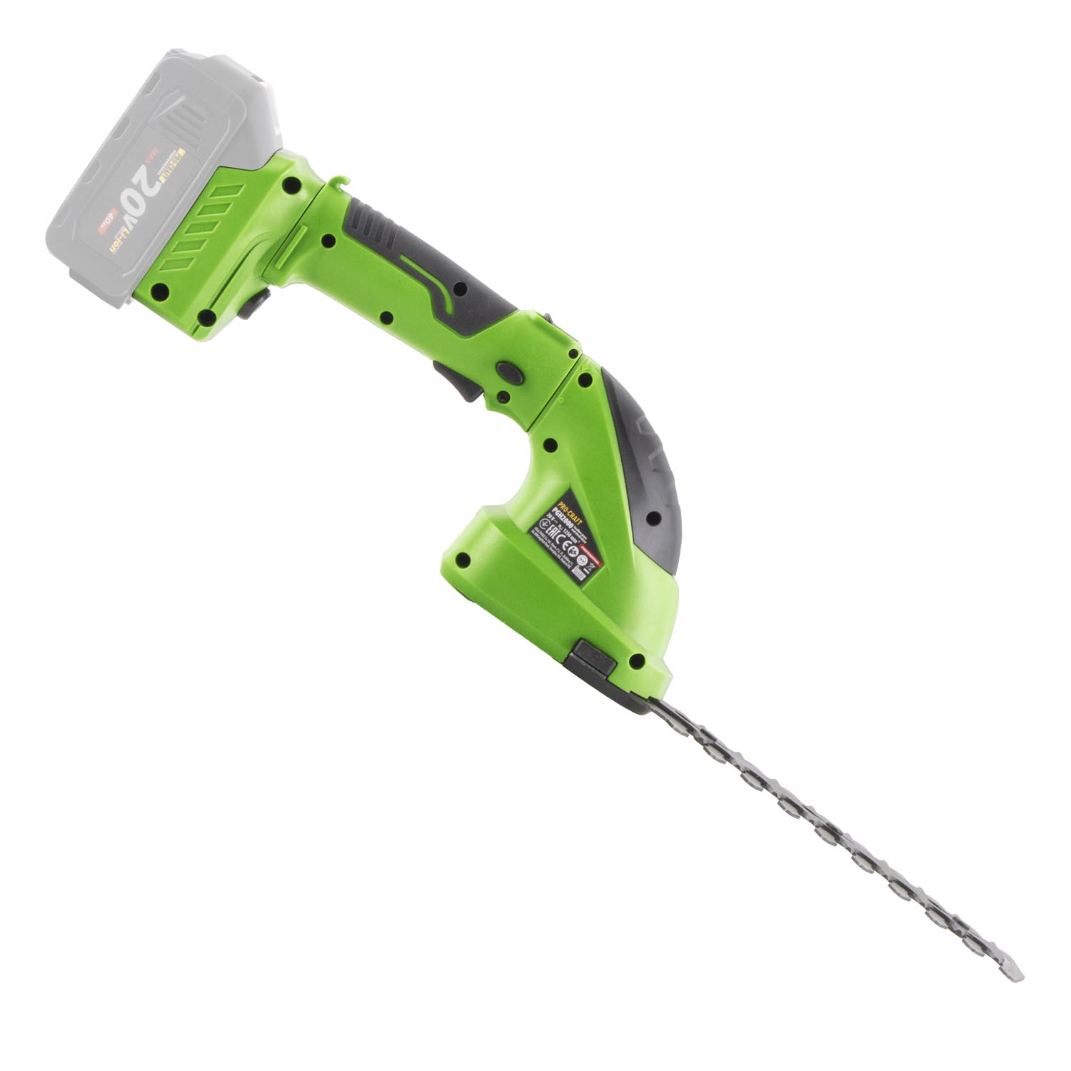 Procraft PGH2000 Акумулаторна ножица за трева 20V (body – без батерии и зарядно)