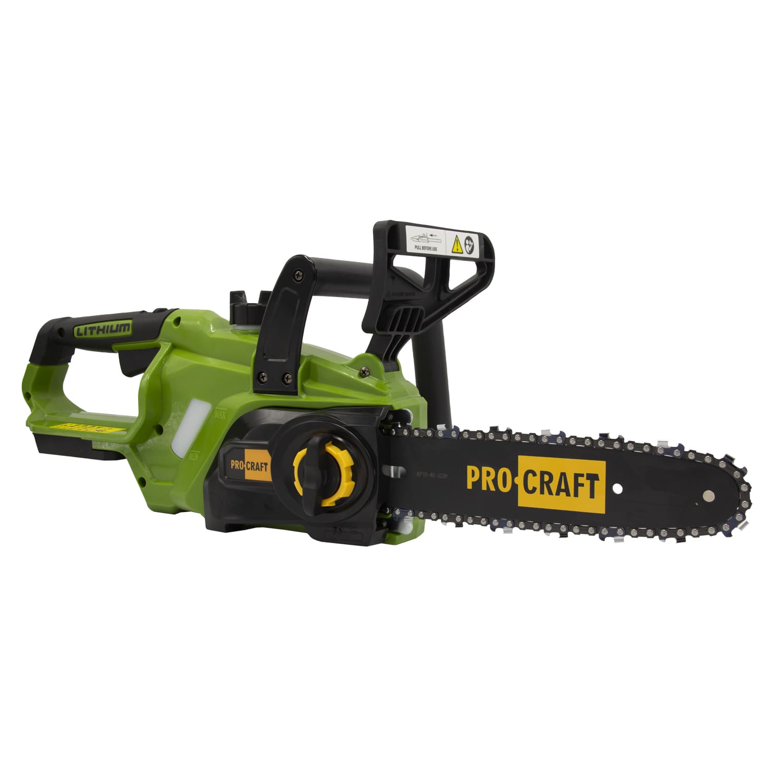 PKA36 PROCRAFT Безчетков акумулаторен верижен трион 10″ 250 мм