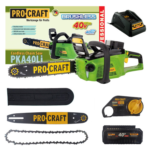 Procraft PKA40Li Акумулаторен трион, Li-ion, 40V, 4,0Ah, 5000 оборота.