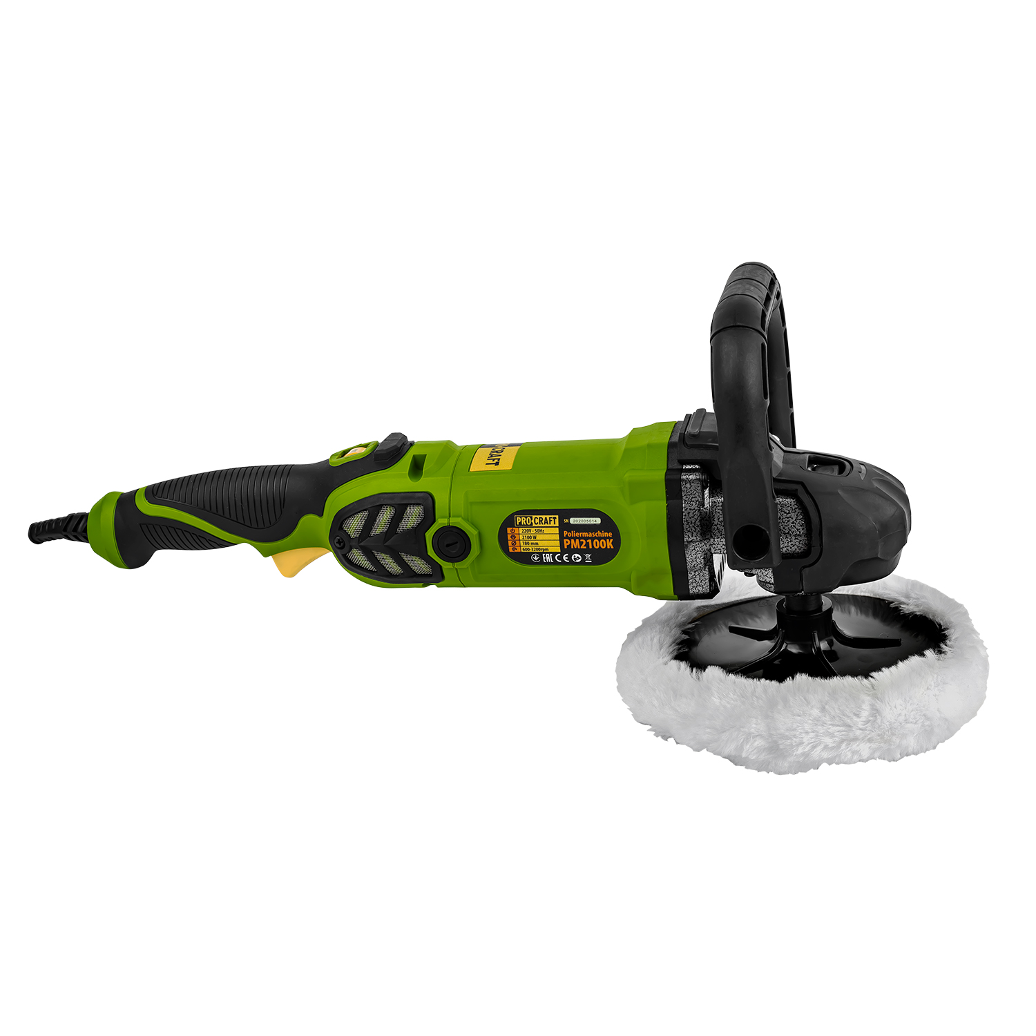 ROCRAFT PM2100K Ротационна полирмашина, 1400W / 180 mm