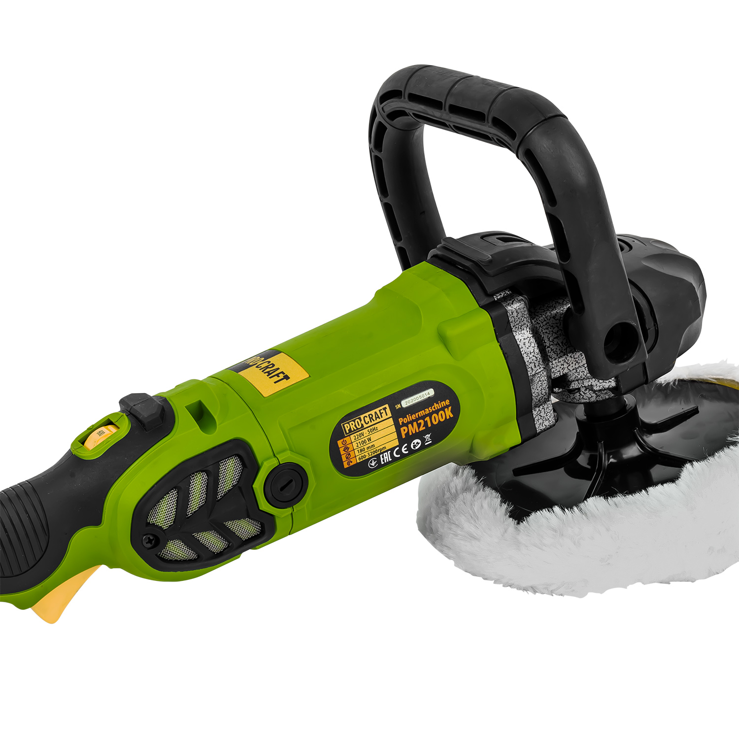 ROCRAFT PM2100K Ротационна полирмашина, 1400W / 180 mm