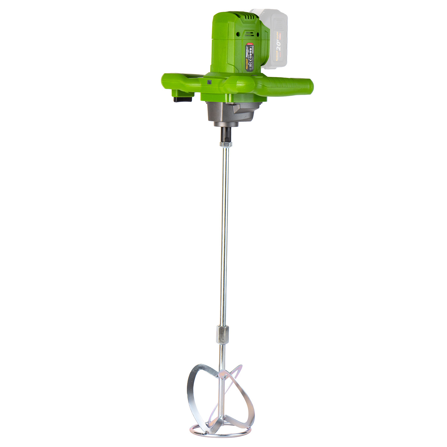 PROCRAFT PMM20 Акумулаторна бъркалка за строителни материали, 20V, 0-750 об./мин