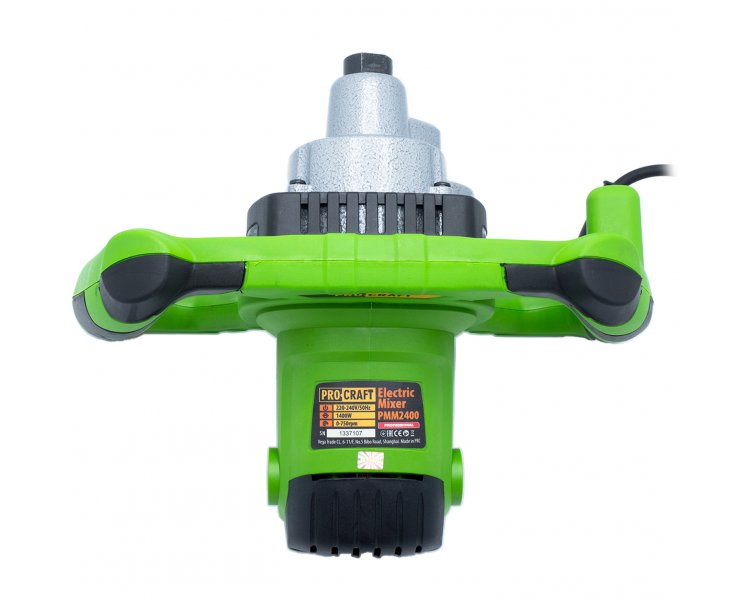 PROCRAFT PMM2400 Бъркалка за строителни материали, 1400 W, 120 мм, 0-750 об./мин
