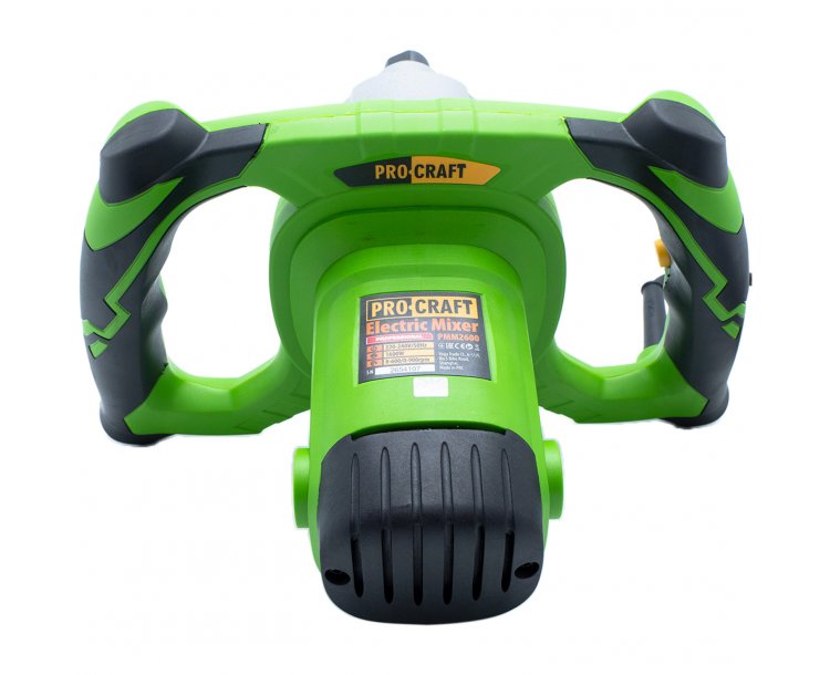 PROCRAFT PMM2600 Бъркалка за строителни материали, 1600 W, 120 мм, 0-600/0-900 об./мин