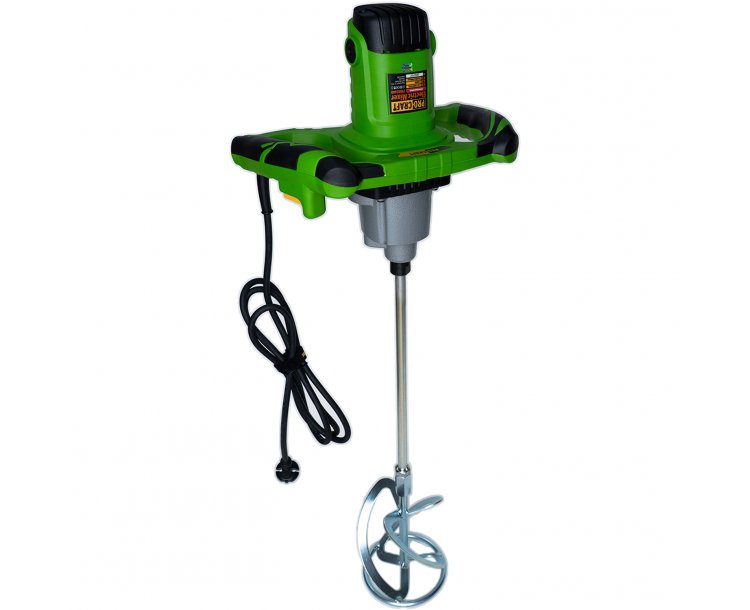 PROCRAFT PMM2600 Бъркалка за строителни материали, 1600 W, 120 мм, 0-600/0-900 об./мин