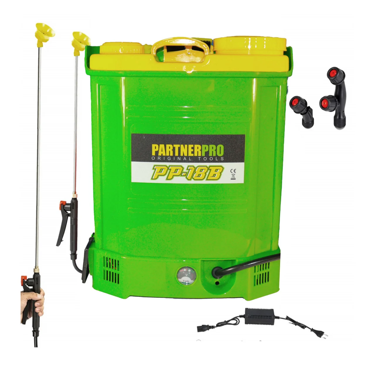PP-18B Акумулаторна пръскачка 18 л. PARTNERPRO, 12V/8Ah, 3 вида дюзи