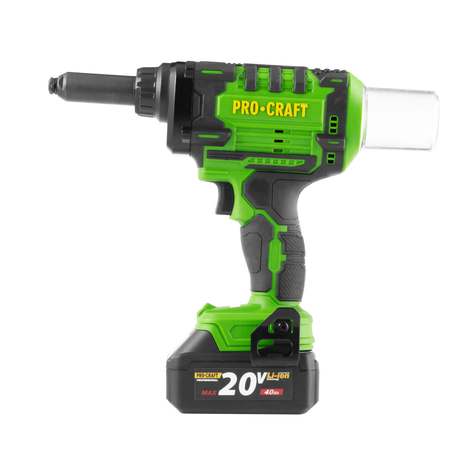 PROCRAFT PRG20 Акумулаторна безчеткова нитачка 20V, 2 батерии 20V 4Ah, зарядно 20V, куфар 06105549