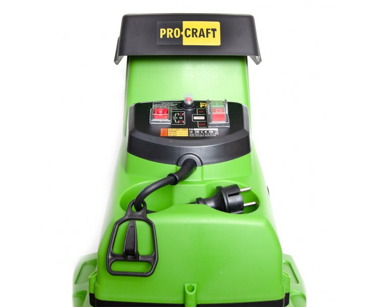 Дробилка за клони PROCRAFT PSL2800, 44 мм диаметър