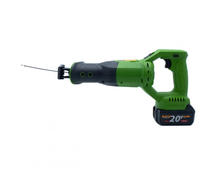 PROCRAFT PSS20 Акумулаторен безчетков саблен трион, куфар, 2 батерии 20V 4Ah, зарядно 20V.