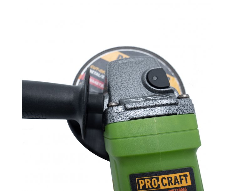 PROCRAFT PW1200ES Ъглошлайф, 860 W, 125 мм, регулиране на обороти, стабилизатор на обороти