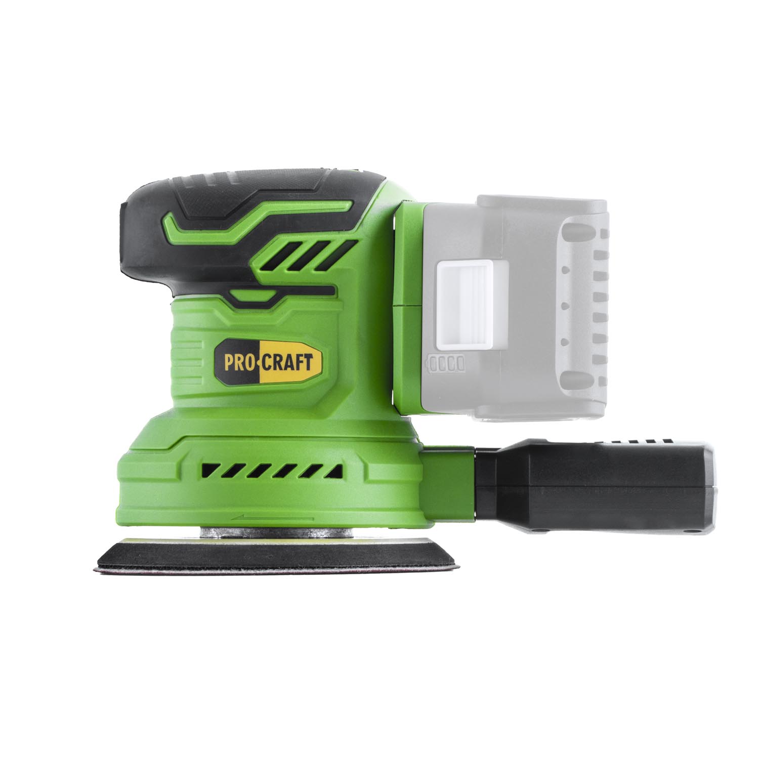 Procraft PX20BL Акумулаторен безчетков ексцентършлайф 20V (Solo – без батерия и зарядно)