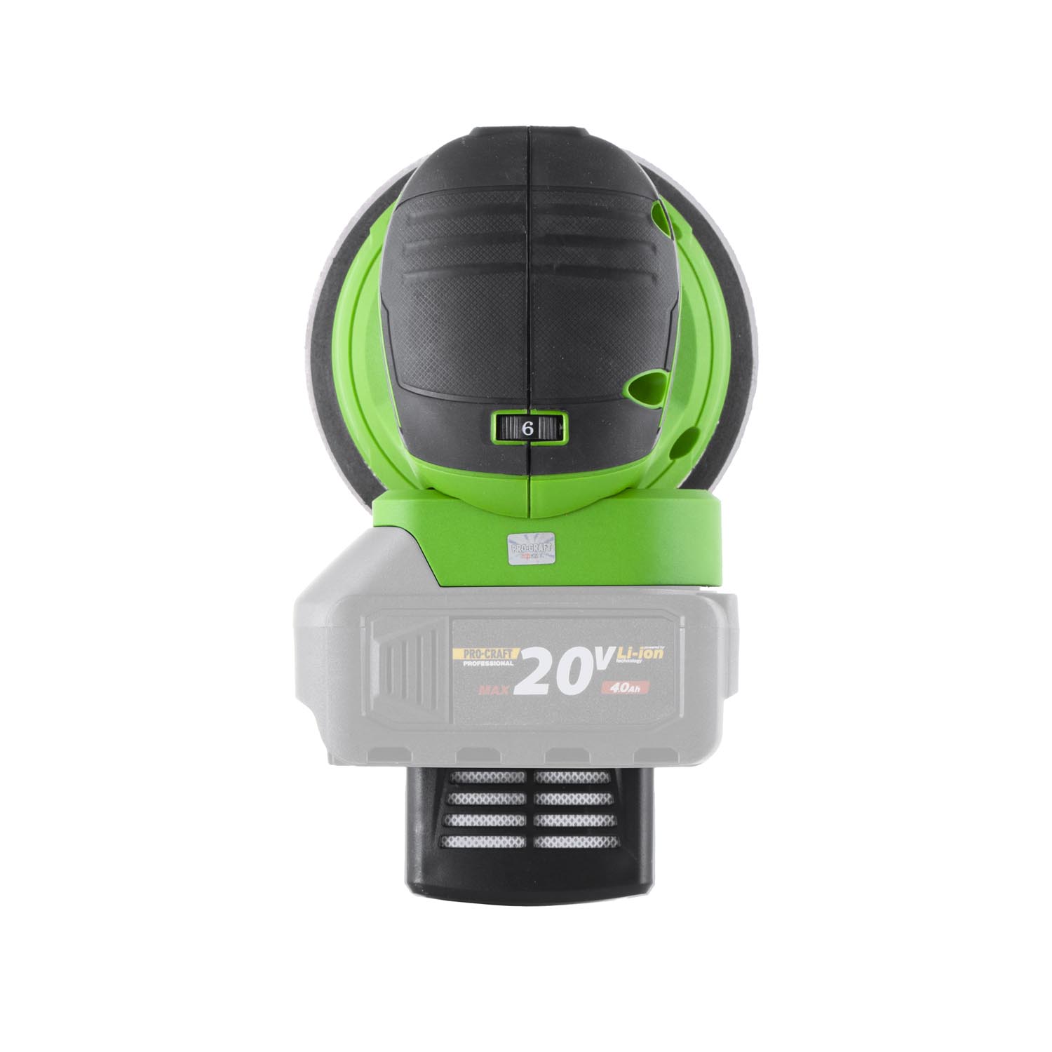 Procraft PX20BL Акумулаторен безчетков ексцентършлайф 20V (Solo – без батерия и зарядно)