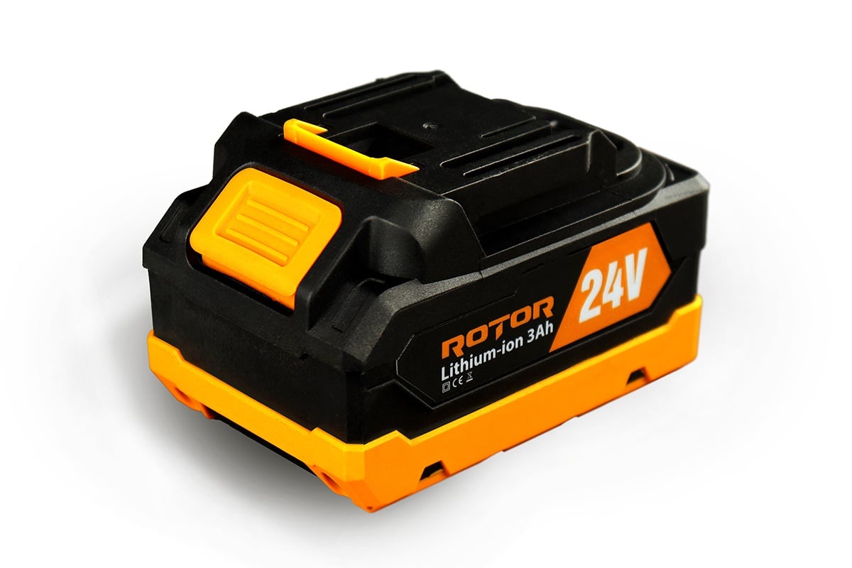ROTOR RBS1201 Акумулаторен верижен трион, 14″/36 см, 20V/3Ah, комплект 1 батерия и зарядно