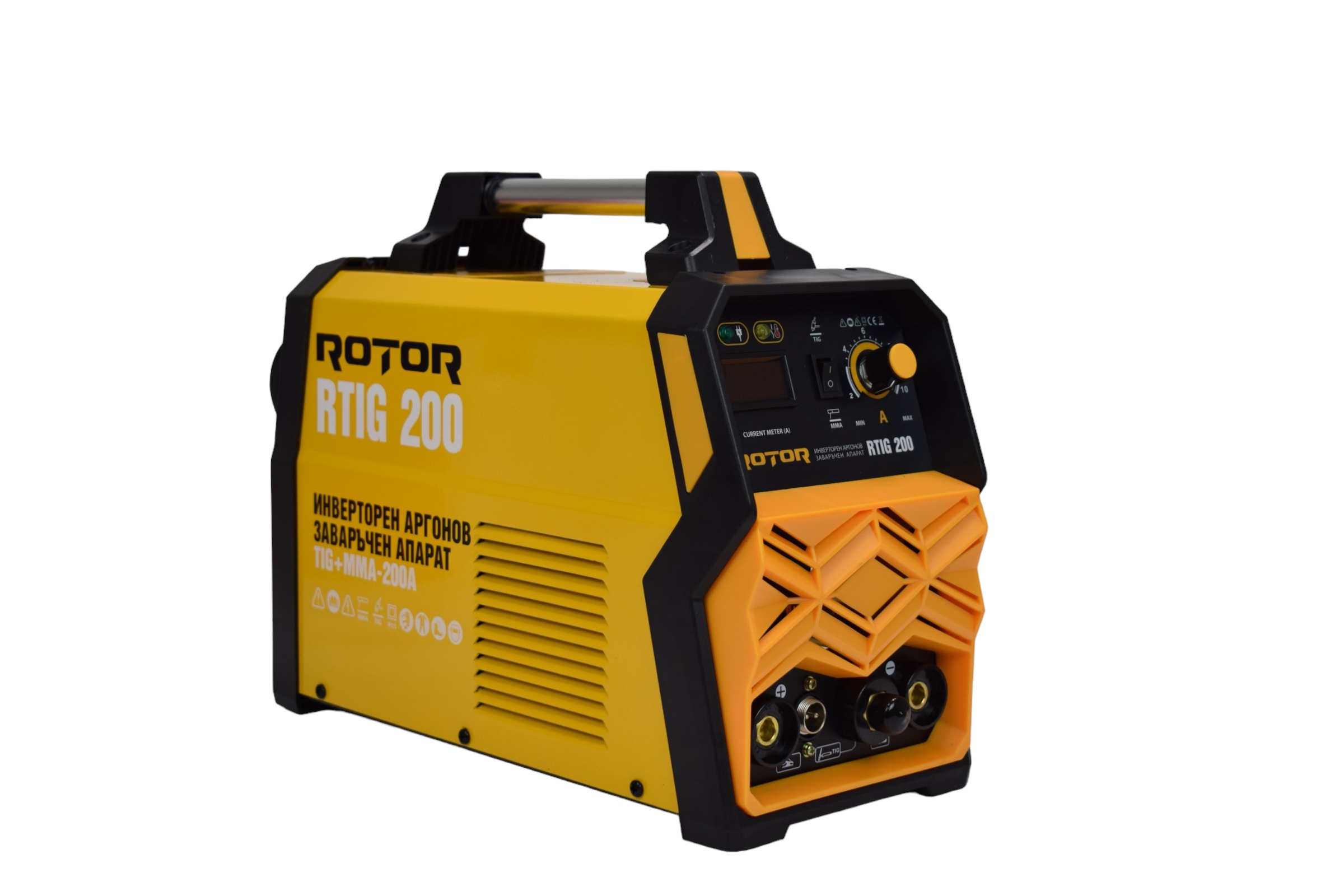 ROTOR RTIG-200 Инверторен заваръчен апарат 200A, 1,6-5.0 мм, 06099190