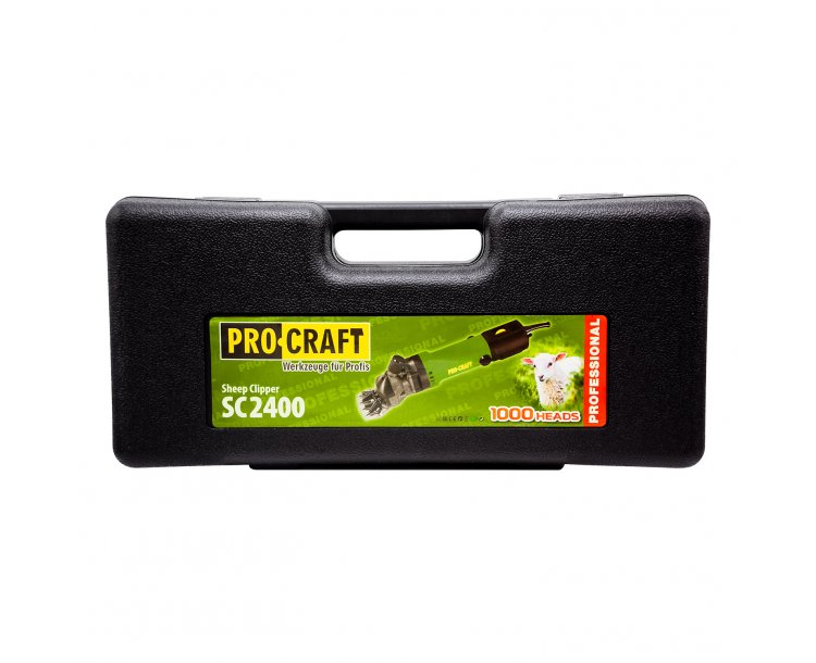 Procraft SC2400, 450W, Машина за постригване на овце, 2400 об./мин., 76 мм