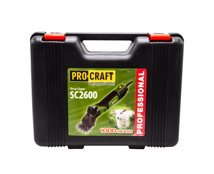 Procraft SC2600, 700W, Машина за постригване на овце, 2600 об./мин., 76 мм