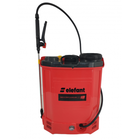 SE 18L Акумулаторна пръскачка 18 л. ELEFANT, 12V/8Ah, 3 вида дюзи