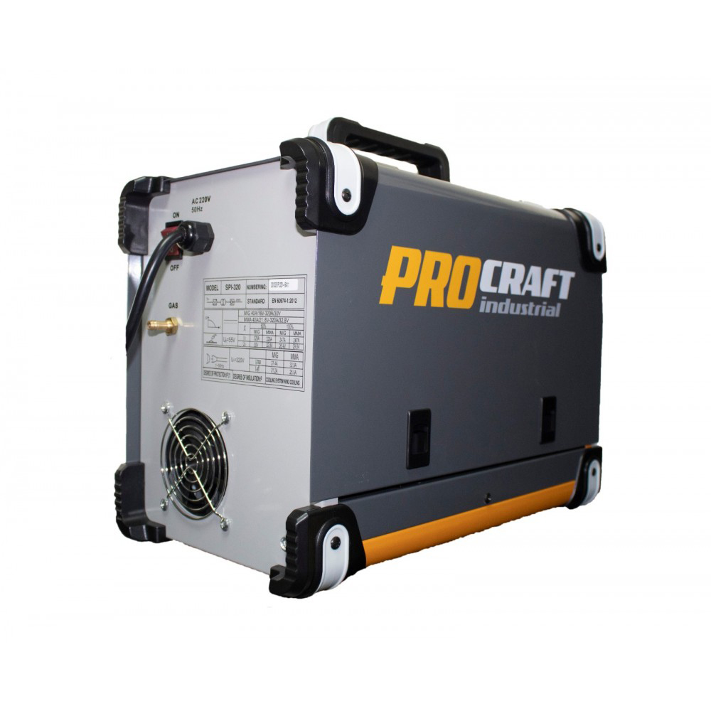 Procraft SPH-160 Инверторен електрожен с телеподаващо устройство 2 в 1, 1.6-6.0 мм, 160 A