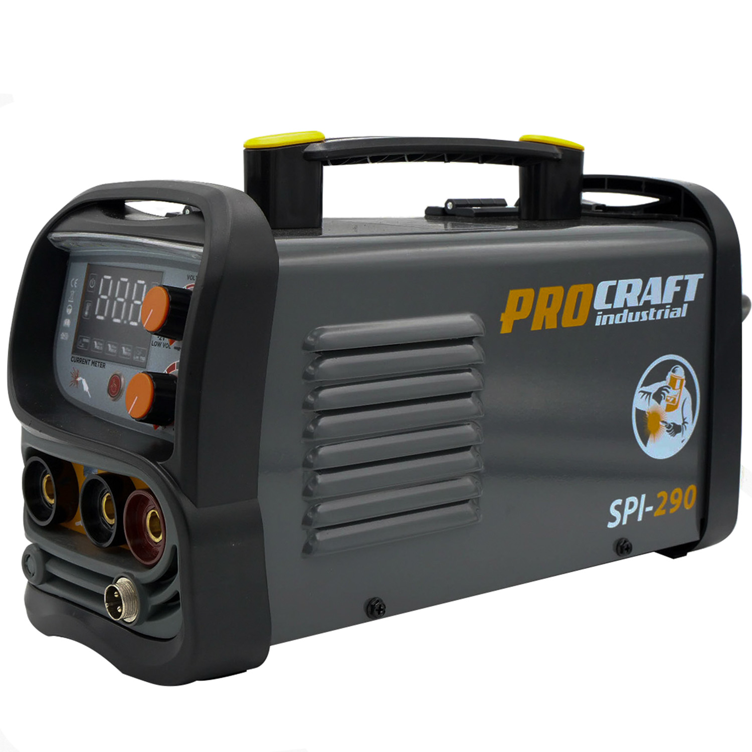 PROCRAFT SPI-290 Инверторен електрожен с телоподаващо устройство 2 в 1, 130 A, 1 кг, MMA, TIG lift, за плюсова тел