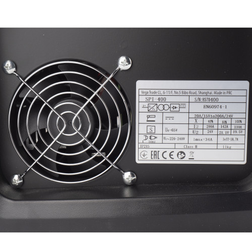 PROCRAFT SPI-400 Инверторен електрожен с телоподаващо устройство 2 в 1, 200 A