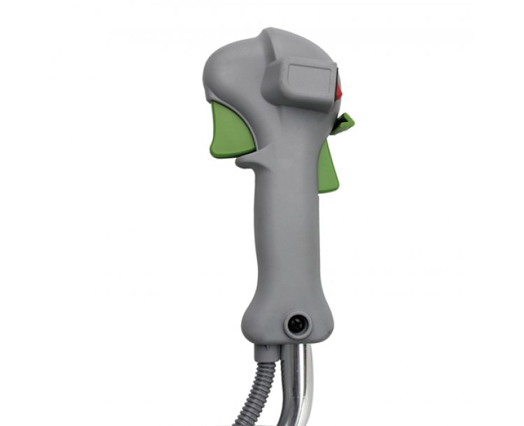 PROCRAFT T4200 Професионален двутактов бензинов тример с три ножа, автоматична тримерна глава и корда, самар, 28мм Ø прът, 42,7 куб/см / 1250 W / 9000 об./мин.