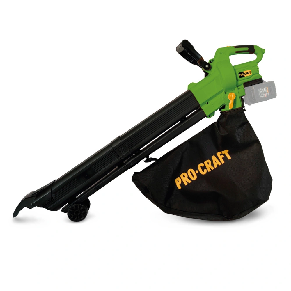 PROCRAFT VB22 Акумулаторна безчеткова духалка/прахосмукачка за листа (body - без батерии и зарядно)