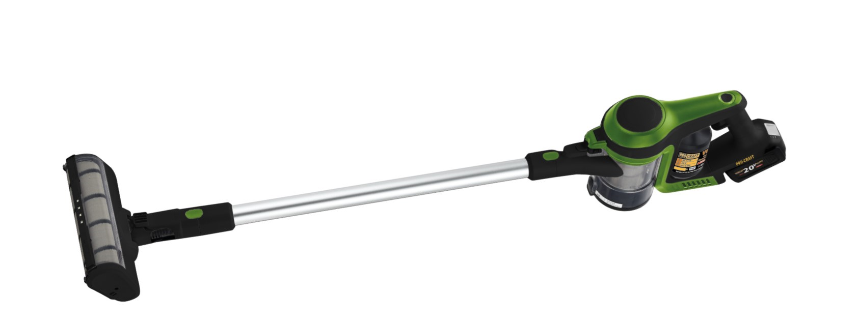 Procraft VP30 Акумулаторна прахосмукачка 20V (body – без батерии и зарядно)