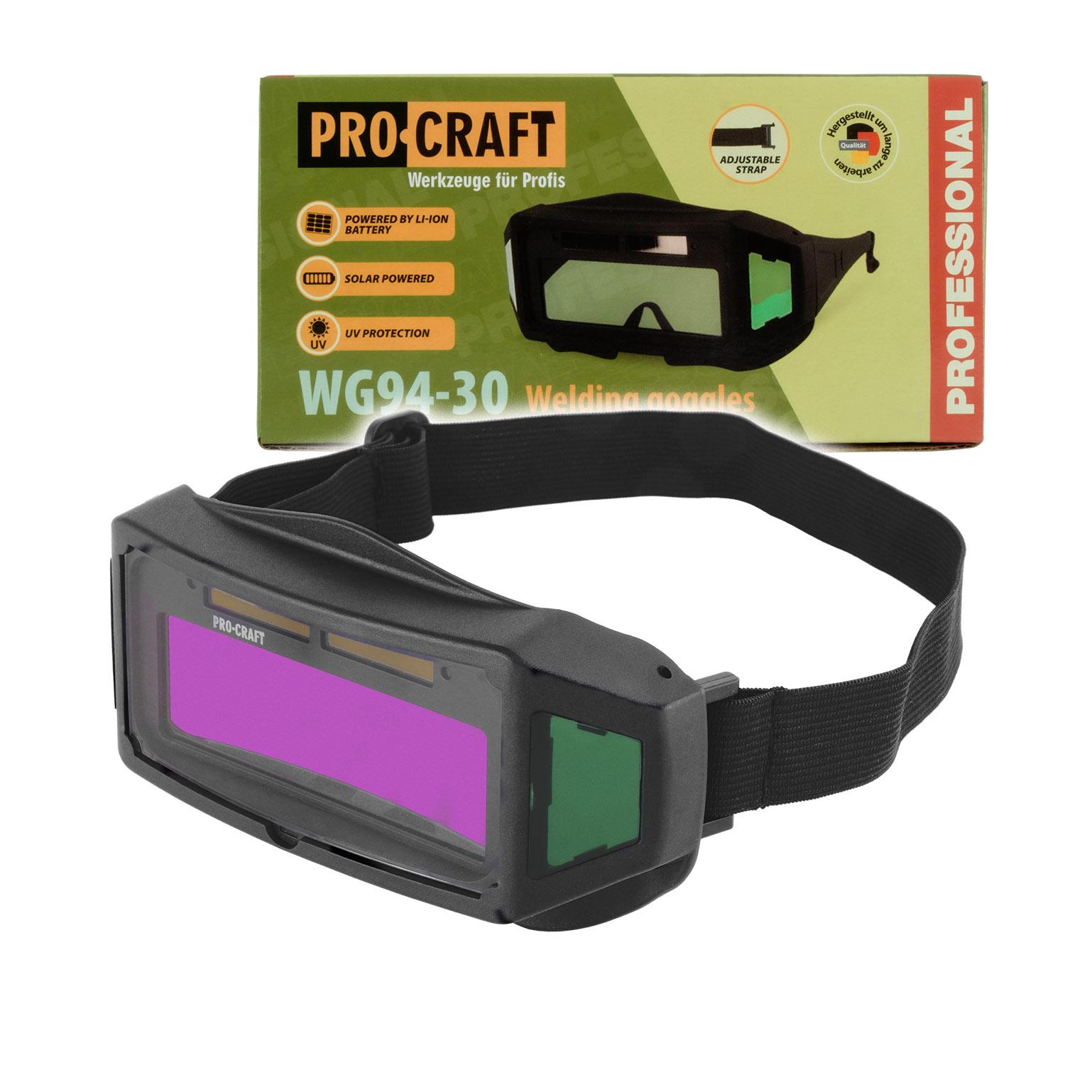 PROCRAFT WG94-30 Самозатъмняващи заваръчни очила