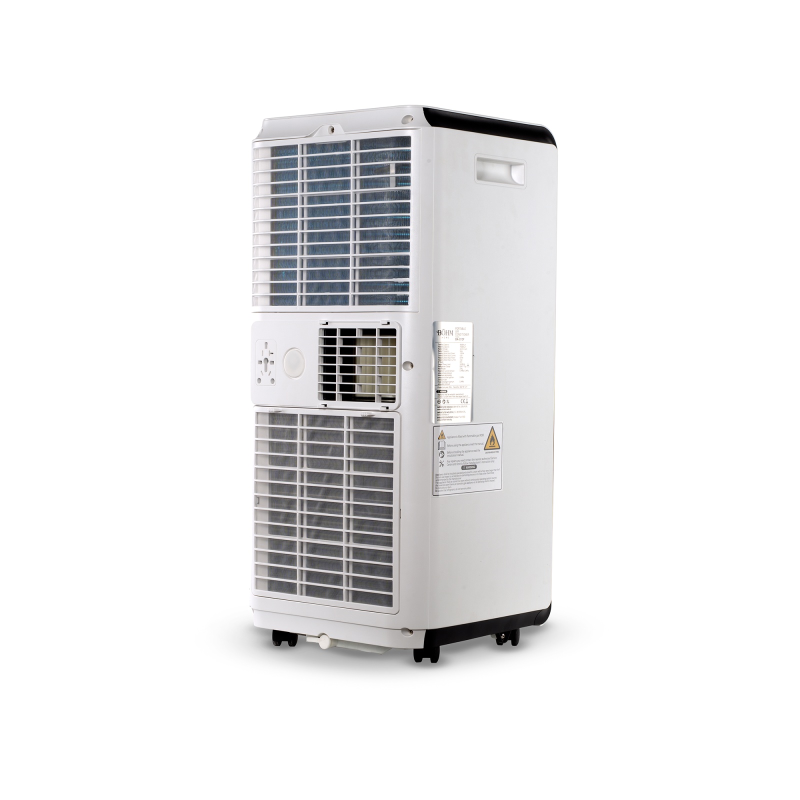 Мобилен климатик BA-010F BÖHM 4 в 1, 1005 W, охлаждане 9000 BTU/h, отопление 7000 BTU/h, вентилация, обезвлажняване, R290/170g