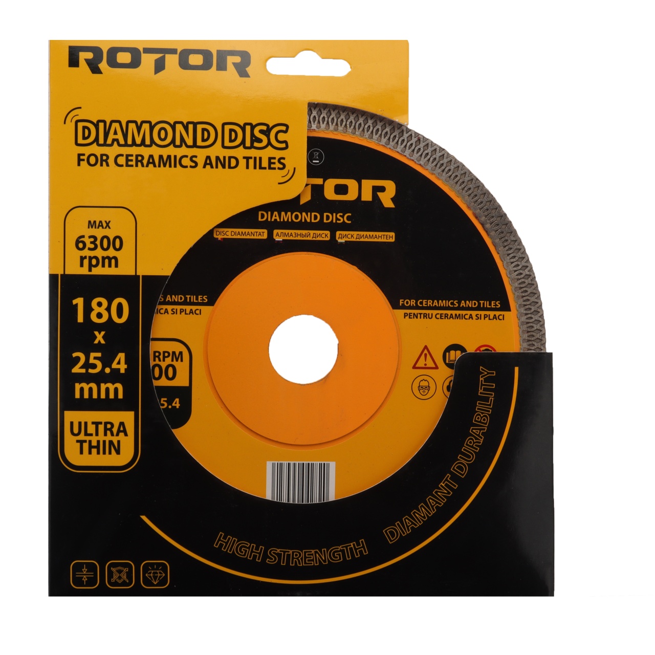 Диамантен диск за керамика ROTOR 180*25.4 Ултра тънък