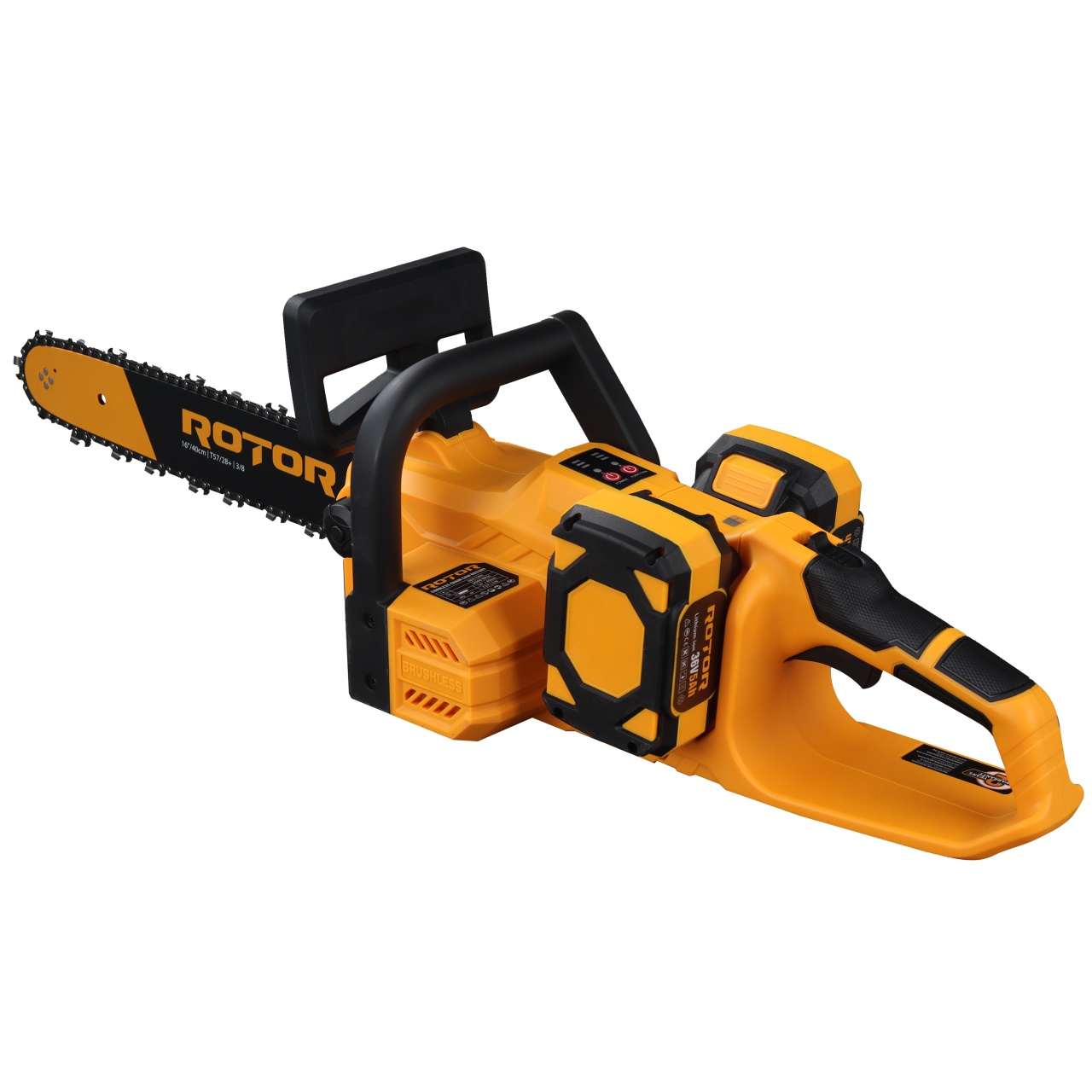 ROTOR RBS1601 Акумулатроен верижен трион, 16″/40 см, 36Ah/5Ah