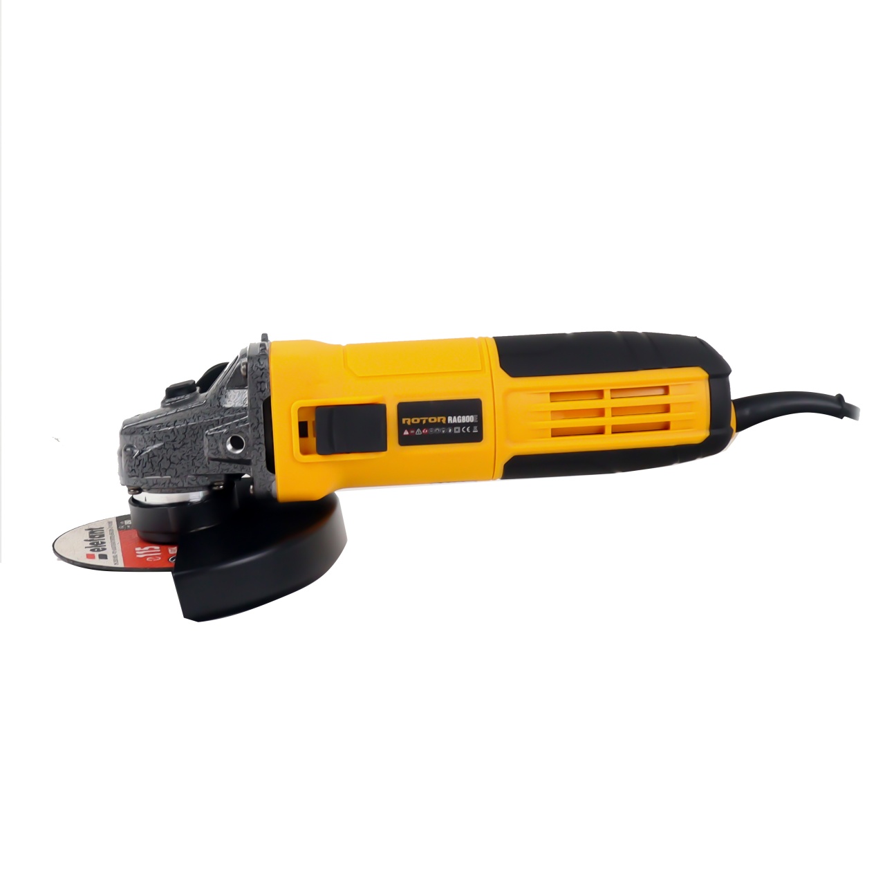 ROTOR RAG800Е Ъглошлайф 125 мм, 800W, 11000 об/мин, регулиране на оборотите
