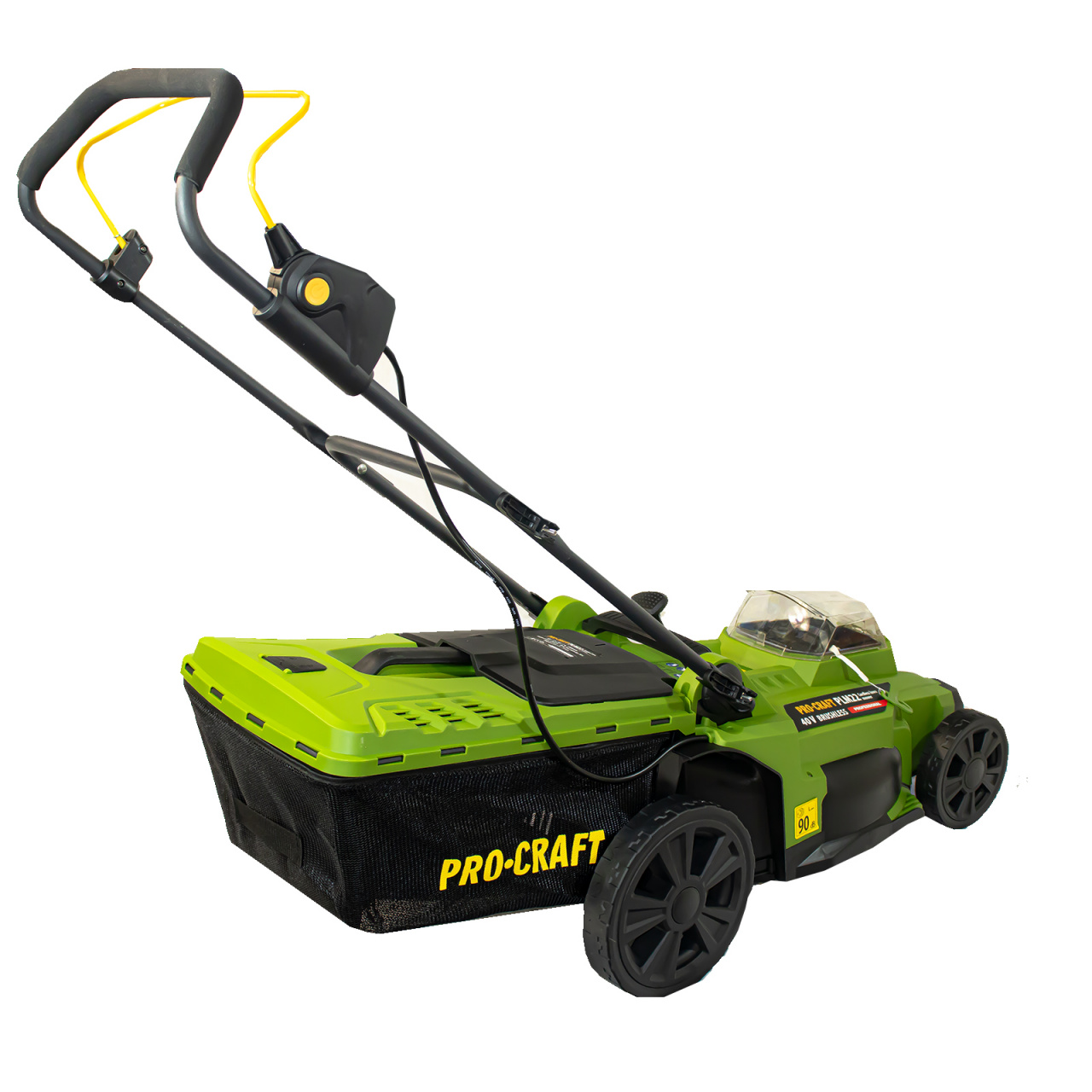 Procraft PLM22 Акумулаторна безчеткова косачка 20V(2x4Ah), ширина на косене 430 мм(body – без батерии и зарядно)