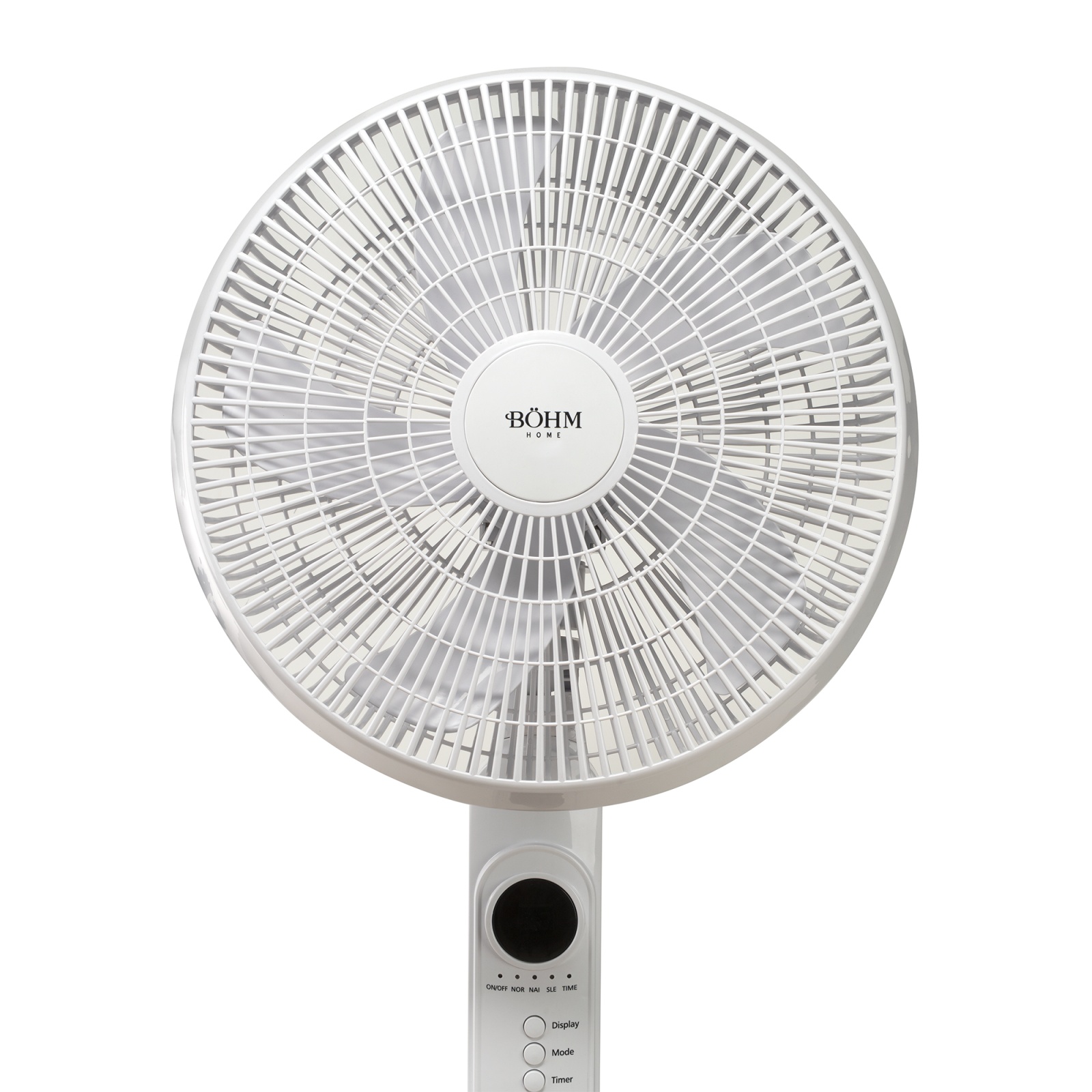 Вентилатор на стойка 40 см 16″ BÖHM BF403RC-5B, 3 скорости, 45W, Регулиране на височината до 125 см, Функция осцилация 75°