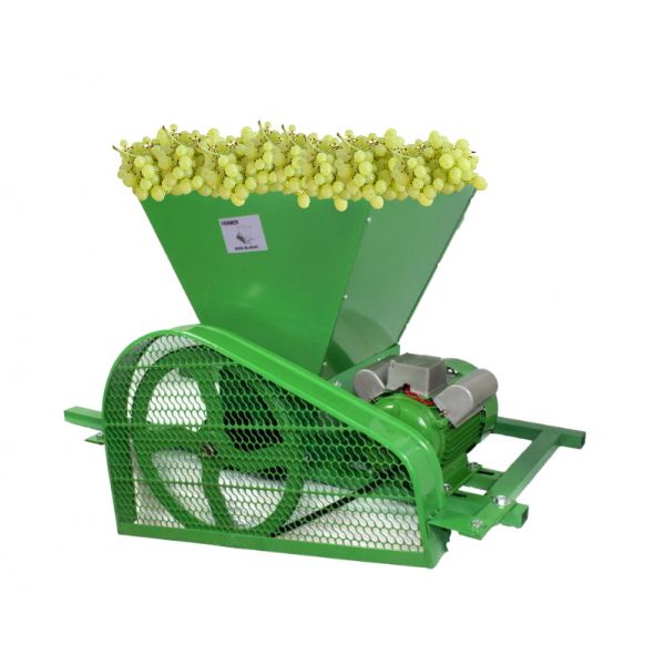 Електрическа гроздомелачка FERMER ML-GRAPE, 1800W, 2800 об/мин, Кош 35 л, 600 кг./ч.
